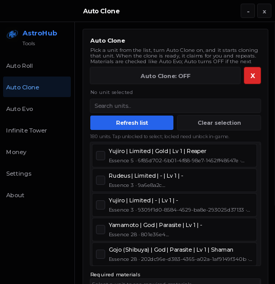 AstroHub Auto Clone