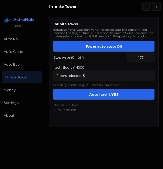 AstroHub Infinite Tower